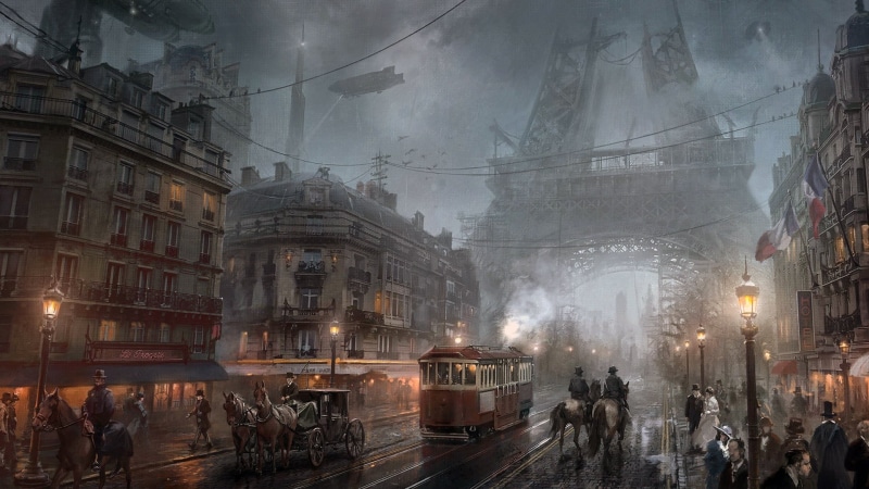 Paris, video game, The Order 1886- Paris, Sony Game, Atomhawk Design, steampunk city, 1080P, Steampunk