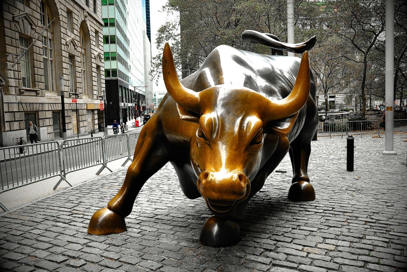 " The charging bull", New York, 3200 killogramovy bronze statue, york, creativity, outdoors, city Life, urban Scene, representation, Wall Street, animal representation