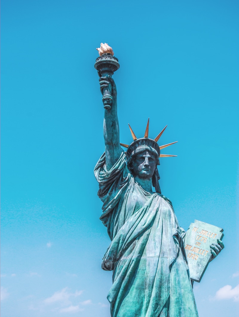 new, day, famous Place, Statue of Liberty, travel, 4K, liberty, art and craft, female likeness, monument, travel destinations, no people, sky, architecture