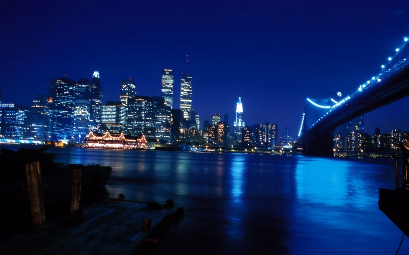 new york, outdoors, brooklyn - New York, skyscraper, city, finance, new York City, city Life, river, travel Destinations, business, travel, bridge - Man Made Structure