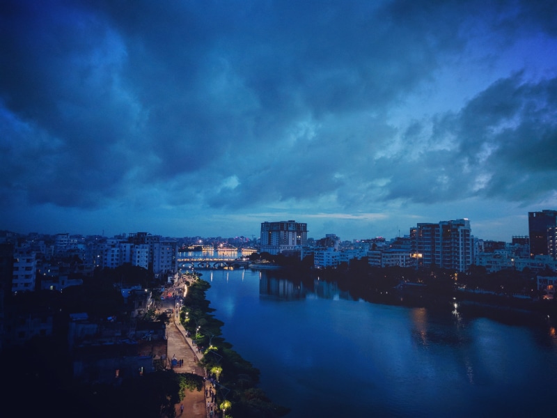 city life, office building exterior, built structure, night, cityscape, residential district, bangladesh, nightlife, reflection, 4K, nature, gulshan 1