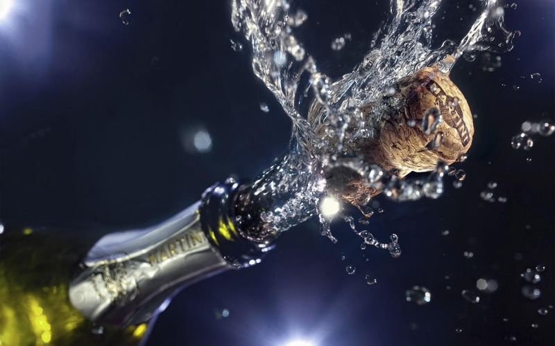 2013, 2012, 3d and ab, december, celebration, 1080P, new, year, happy, holidays, champagne, bottle, drink