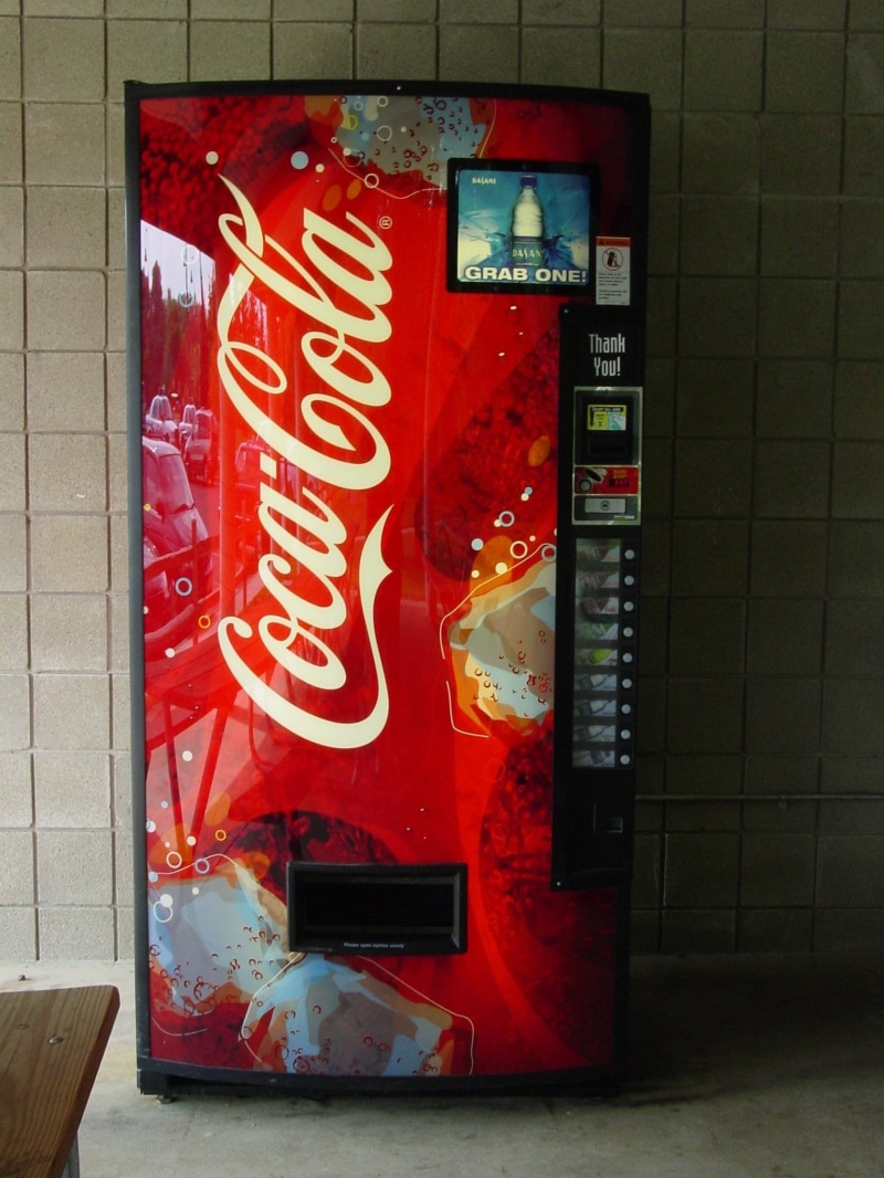 graffiti, store, drink, co2, pop, business, vending Machine, thirsty, fizz, bottle, text, communication, fizzy, red, beverage, art and craft, editorial