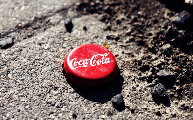 white, red, cola, bottle, brand, coca, 1080P, cap