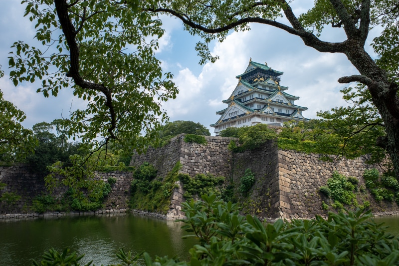 Japan, Asian architecture, Osaka Castle, 5K, Osaka