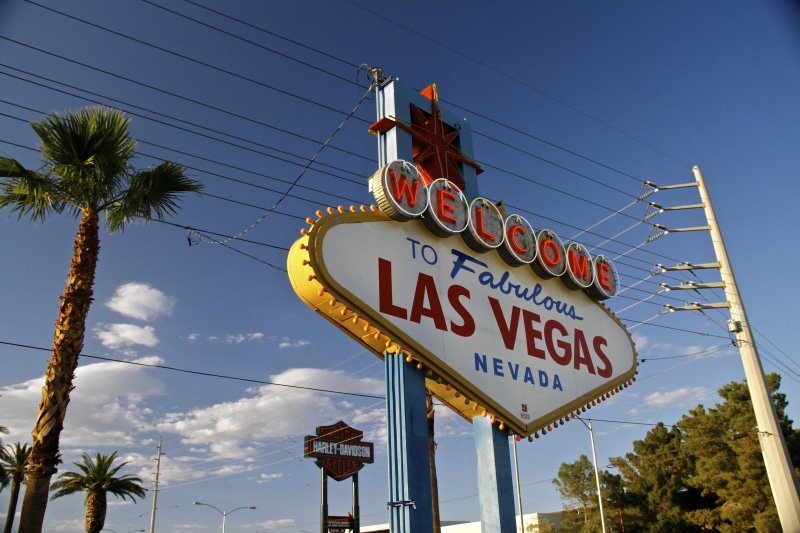 city, 5K, nevada, las vegas, america, tree, united, signage, casino, tourism, no people, architecture, building exterior, entertainment, lights, clear sky