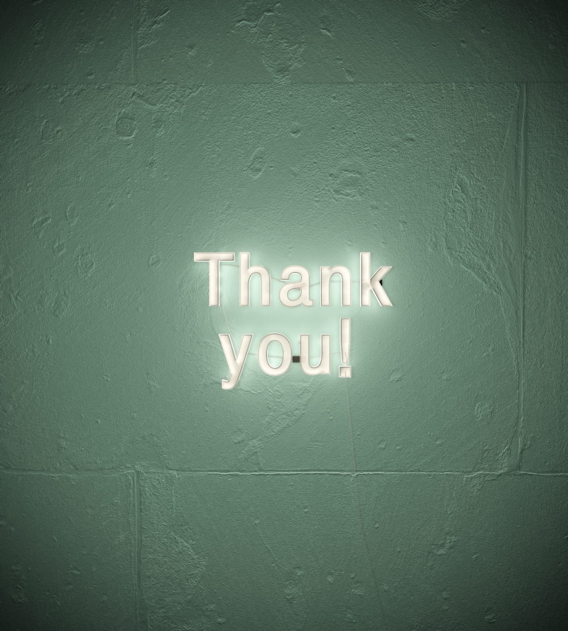 indoors, thankyou, close-up, guidance, cosmetic, western script, communication, white color, typography, vignette, skineditor, capital letter, green, illuminated
