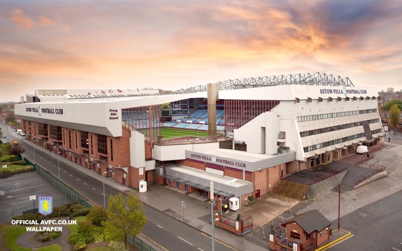 Villa Park, 1080P, logo, sport, stadium, football, Aston Villa FC