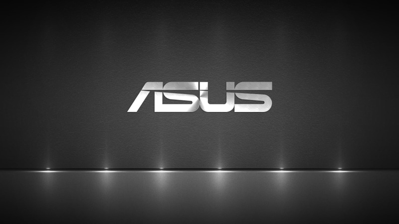 digital art, grey, monochrome, 1080P, logo, ASUS