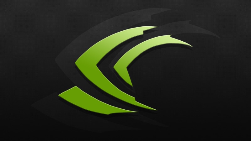 environmental conservation, leaf, Nvidia, 4K, logo, plant part, fuel and power generation, neon, creativity, symbol, studio shot, black background, green