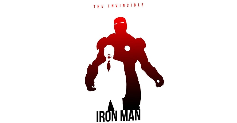 indoors, horror, studio shot, people, sign, text, men, posters hero fan art white background minimalistic iron man silhouette robert downey jr marvel comics the avengers text only