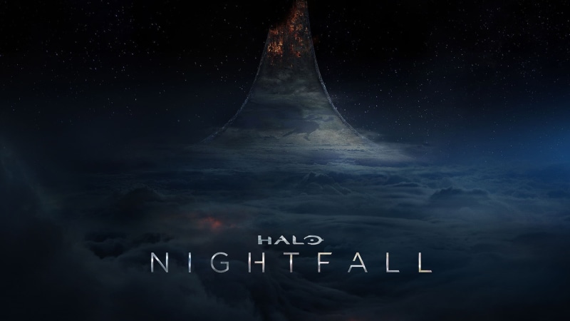 cloud - sky, Halo: Nightfall, no people, nature, communication, galaxy, western script, space, Halo: Master Chief Collection, nightfall, night