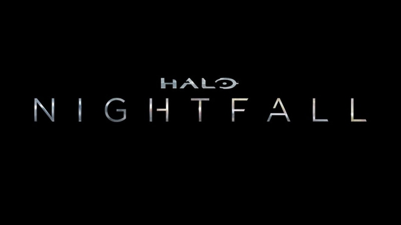 background, halo, tv series, black, nightfall, halo nightfall, tv, series, logo, black background, 1080P