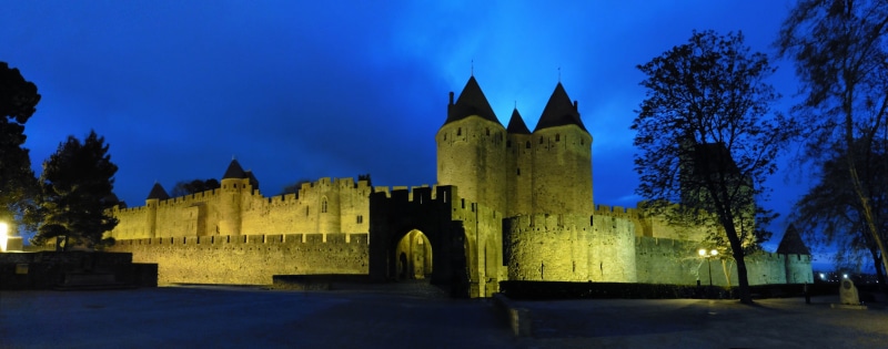 travel destinations, old, panorama, outdoors, europe, building exterior, travel, dusk, 4K, the past, tower, famous, evening, building, no people, illuminated