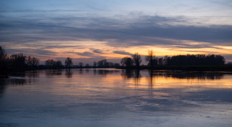 water, night, sea, sunset, Leica  M, Ijssel River, Nederland, Christmas, rural  community, nature, lake, river, view, M  240, blue, outdoors, scenics, Nightfall