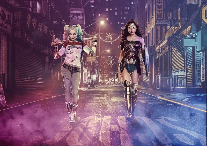 harley quinn, hd, supervillain, deviantart, 1080P, superheroes, wonder woman