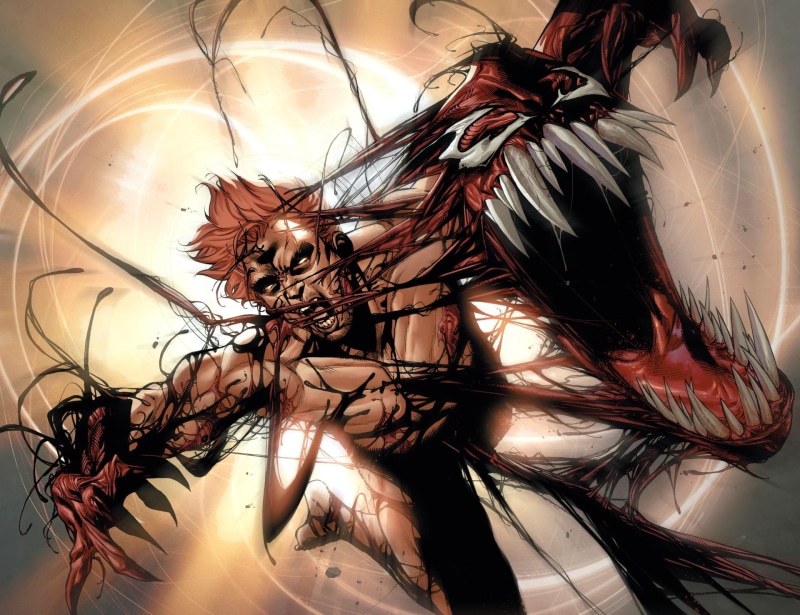 carnage, marvel comics, supervillain, marvel, illustration, comics, 1080P, art