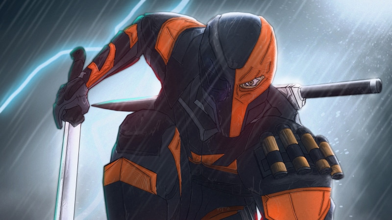 deviantart, 4K, artist, hd, 4k, digital art, artwork, 5k, supervillain, deathstroke