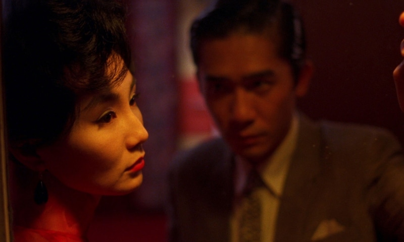 close-up, emotion, young adult, indoors, contemplation, people, film stills, movies, headshot, night, 720P, togetherness, adult, In the Mood for Love