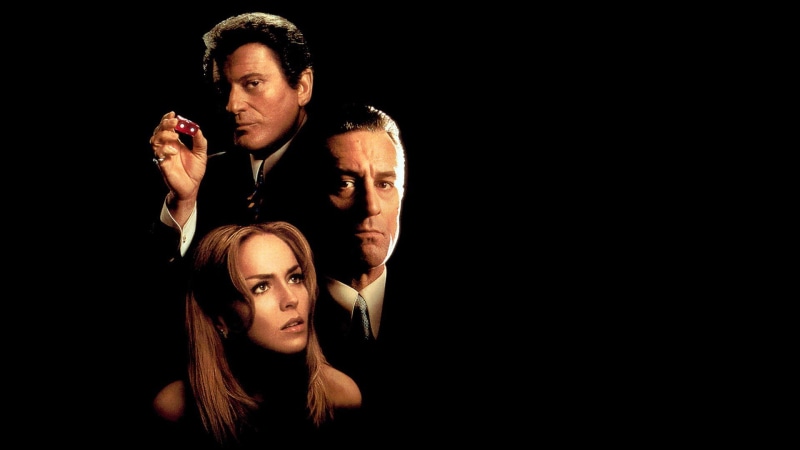 dark, Robert DeNiro, studio shot, lifestyles, black background, men, real people, mid adult, Gangsters, actor, portrait, indoors, Casino (movie), Tie, movies