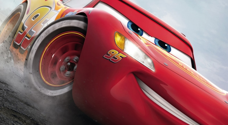stationary, pixar, disney, Cartoons, sport, 2017, lightningmcqueen, refueling, Movie, Cars, reflection, wheel, no people, motor vehicle, lightning