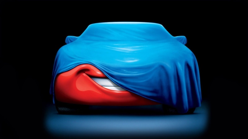 reflection, dark blue, retail, close-up, red, design, lightning, Cars (movie), 1080P, black background, motor vehicle, mcqueen, single object, abstract