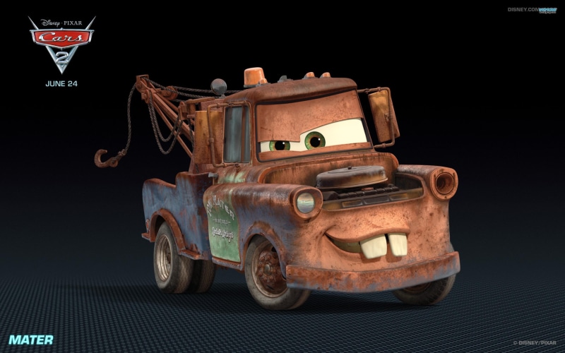 cartoons, 2K, movies, cars 2, mater, cars