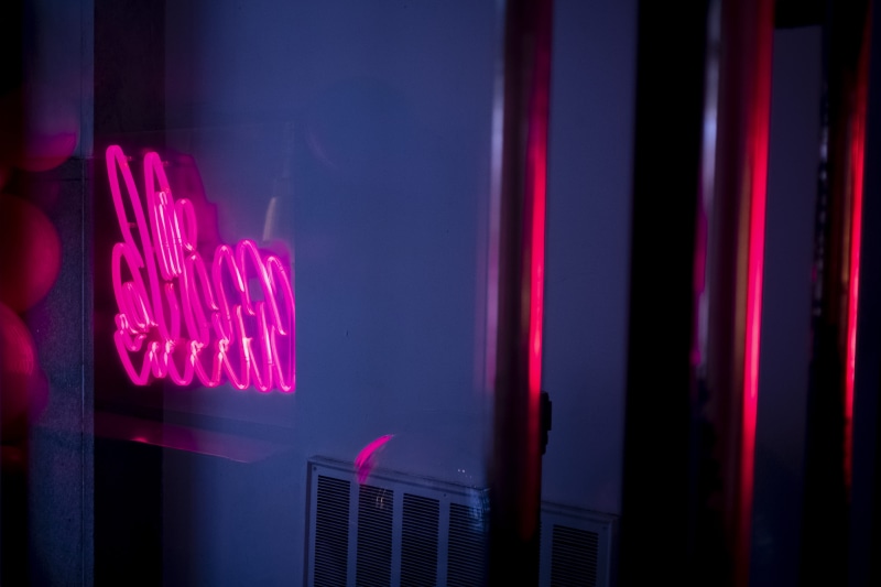 new york city, text, people, new york, night, lab, indoors, 4K, milk bar, turned, flare, human hand, neon, multi colored, communication, signage, restaurant
