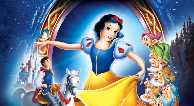 women, female likeness, seven, Disney, Cartoons, snow white, looking, male likeness, blue, dwarfs, arts culture and entertainment, females, white, adult