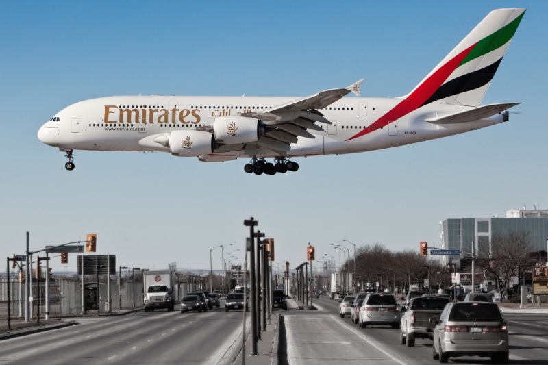 day, no people, airplane, vacations, The city, people Traveling, The plane, commercial Airplane, air, building exterior, europe, Airbus, business, emirates