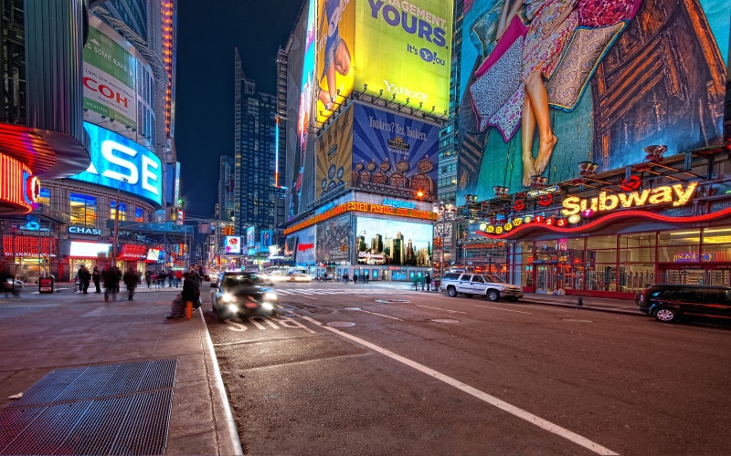 illuminated, built structure, nightlife, cityscape, building, 2K, city life, night, advertisement, skyscraper, city street, architecture, building exterior