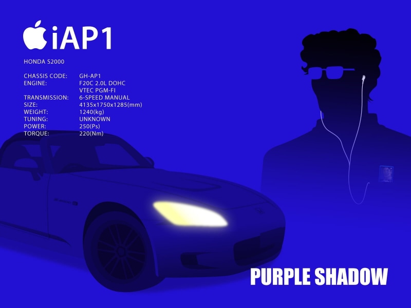 communication, Ipod, blue, illuminated, Initial D, car, technology, silhouette, motion, glowing, night, men, mode of transportation, occupation, transportation