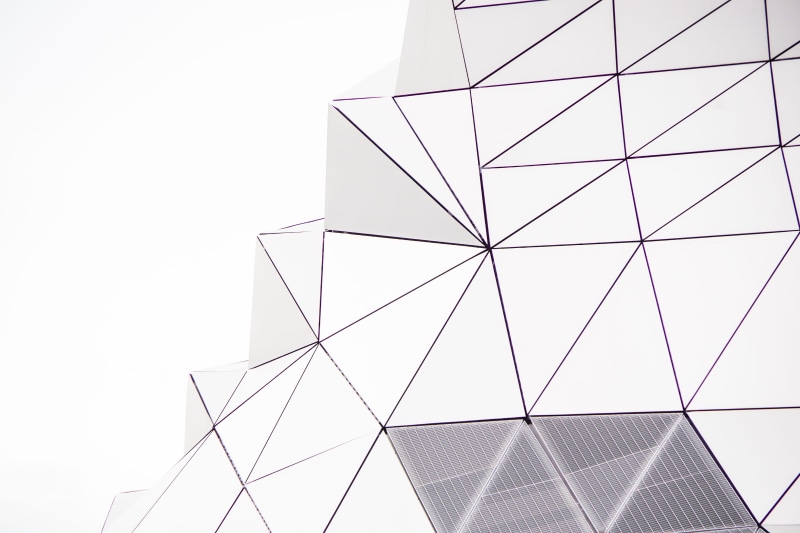 clear sky, sky, minimalism, architecture, geometric, design, abstract, white background, building, bright, pattern, outdoors, france, confluence, monochrome