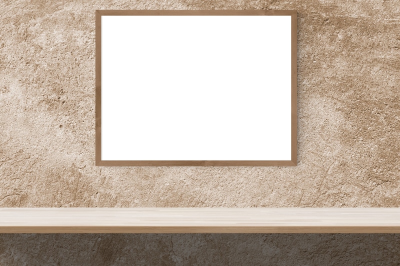 cork, mockup, empty, wood - material, hanging, shape, wall, no people, 5K, rectangle, wall - building feature, poster, brown, paintings, art and craft