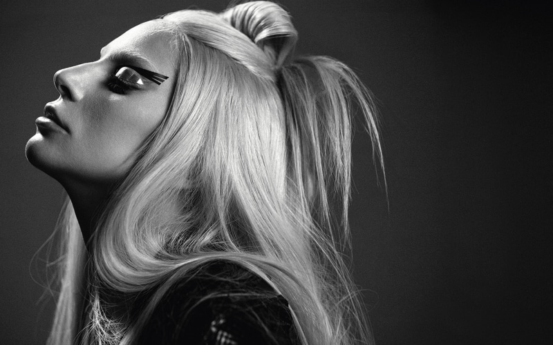one person, beautiful woman, young women, celebrity, women, studio shot, hairstyle, singer, 2K, looking, woman, human hair, Lady Gaga, fashion, long hair
