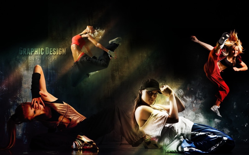 real people, togetherness, dancing, women, music, event, indoors, young women, digital composite, young men, men, young adult, graphic, Rosa Negra, full length