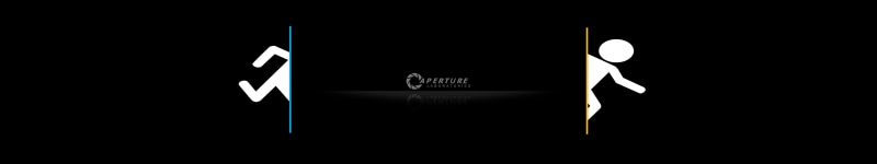 dark, vector, symbol, black Color, indoors, public restroom, arrow Symbol, representation, panoramic, studio shot, Aperture Laboratories, restroom sign