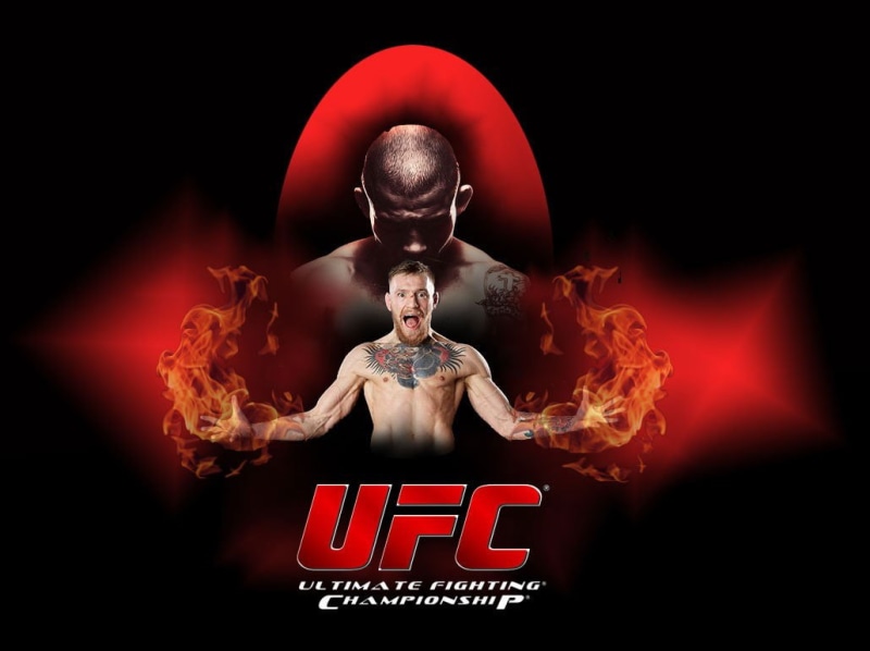 480P, skill, heat - temperature, indoors, UFC, concentration, studio shot, young adult, black background, Conor McGregor, sign, black, people, floral