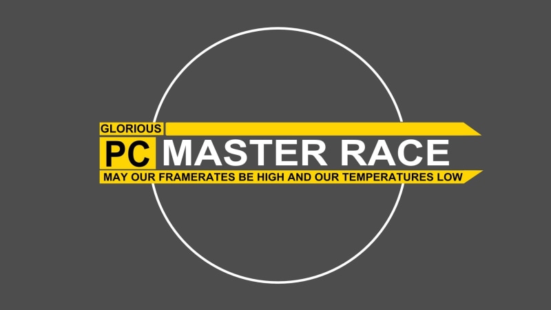 PC gaming, transportation, Master Race, logo, outdoors, simple background, western script, race, number, master, pc, black color, capital letter, shape