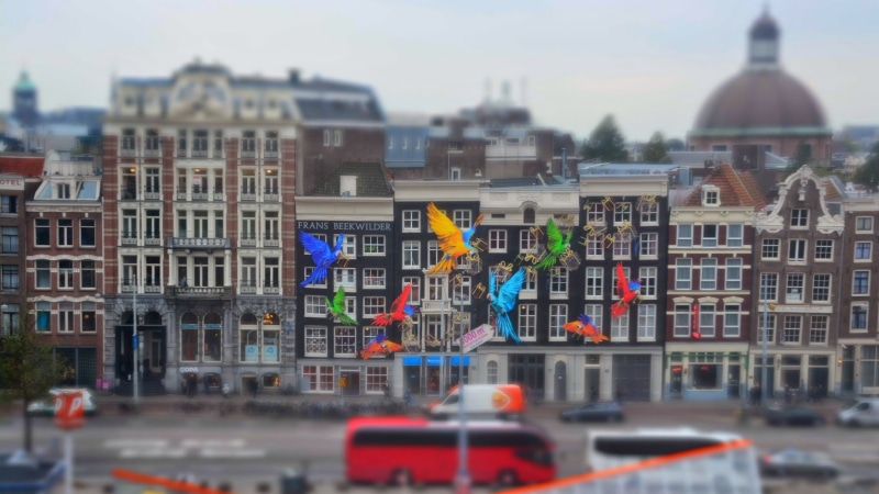 car, city Life, bus, people, building Exterior, architecture, mode of transportation, amsterdam, white, town, london - England, transportation, street