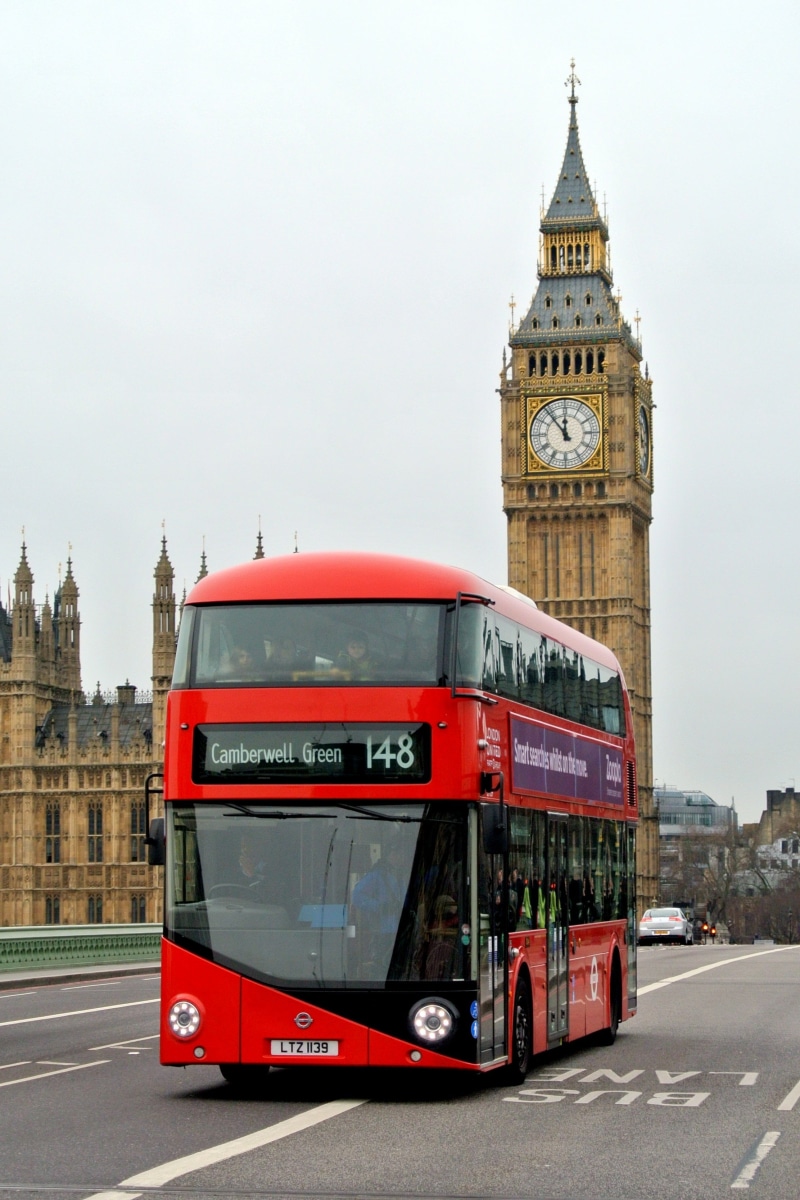 2K, uk, double-decker bus, tourism, bus, european, parlament, clock, passing, black, sightseeing, attraction, double, london city, westminster, building exterior