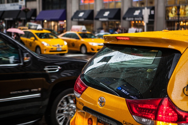 yellow Taxi, taxi, manhattan - New York City, focus on foreground, urban Scene, travel, built structure, mode of Transport, york, road, always, times Square - Manhattan