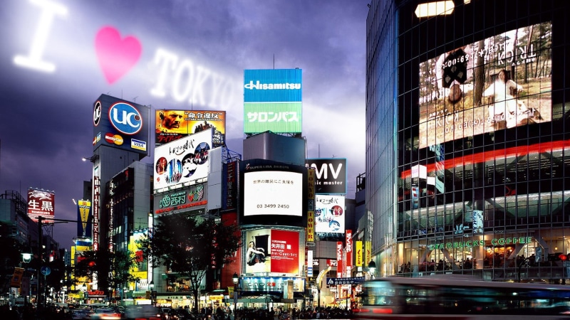 tokyo, outdoors, sign, advertisement, built Structure, broadway - Manhattan, billboard, uSA, building Exterior, nightlife, office building exterior, cityscape