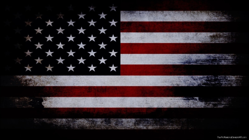patriotism, outdoors, dark, no people, flag, freedom, symbol, white color, red, USA, architecture, democracy, star shape, sign, 1080P, striped, shape