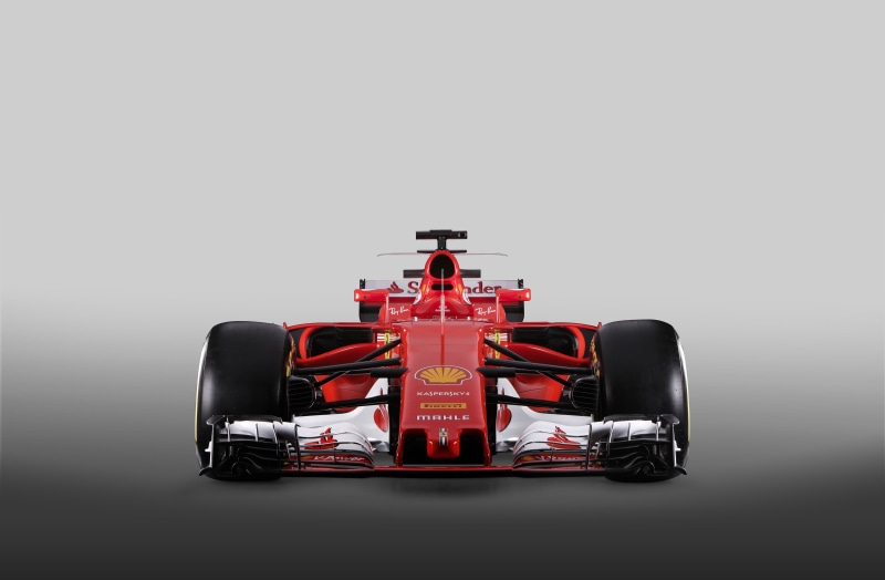 red, Ferrari SF70H, white, f, car, 4K, Racing car, shell, Formula One, 4K, digital, 2017