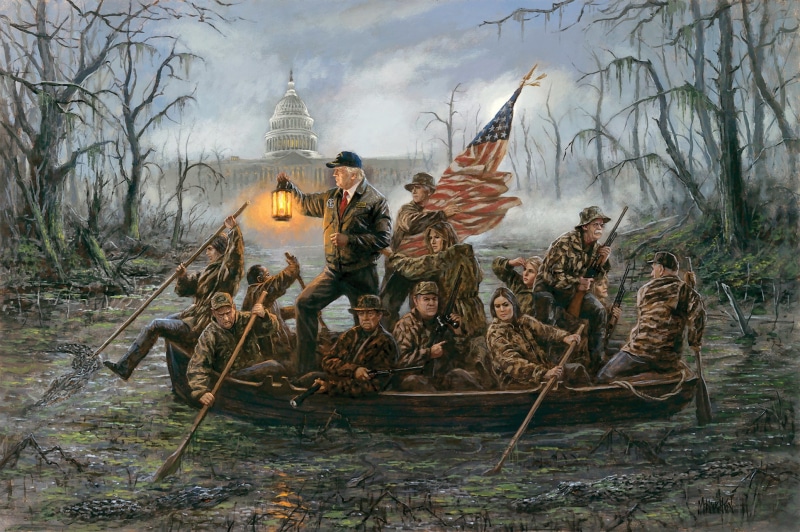 the white house, President, Donald Trump, Jon mcnaughton, Capitol, 1080P