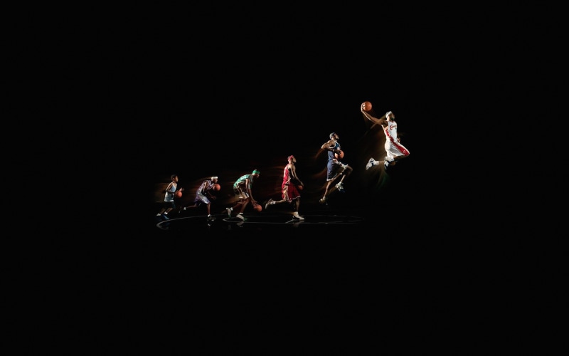 james, sports, nba, art, basketball, dark, lebron, 4K
