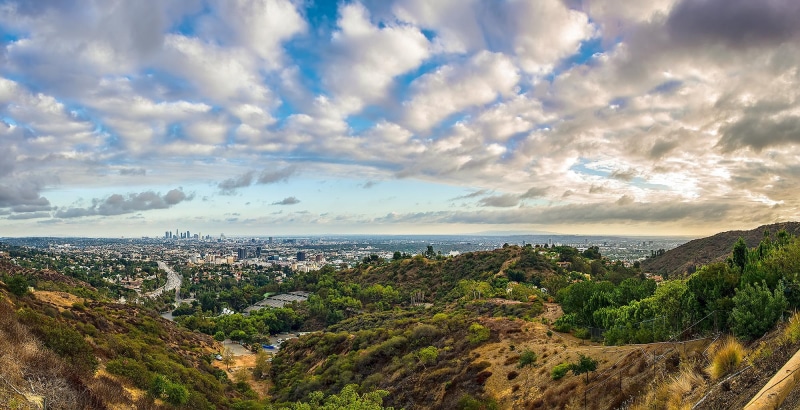 california, hollywood, los, panorama, los angeles, angeles, hills, 1080P, nature and landscapes