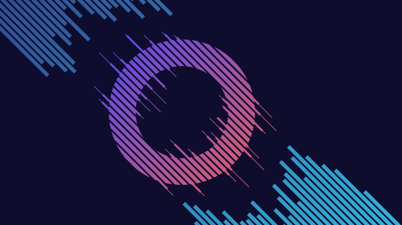 Circle, Colorful, Neon, 5K, 5K, Stripes