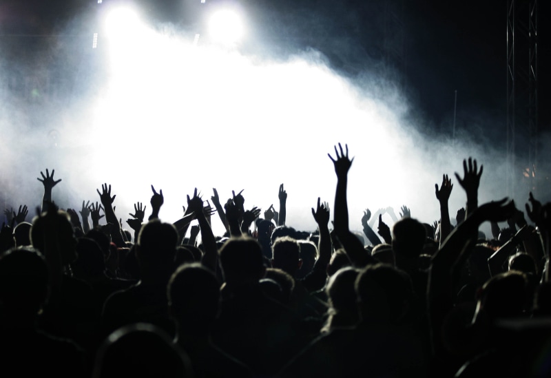entertainment, adult, men, light, back Lit, hand Raised, musical Band, performing Arts Event, live Event, excitement, ecstatic, modern Rock, pop Rock, audience